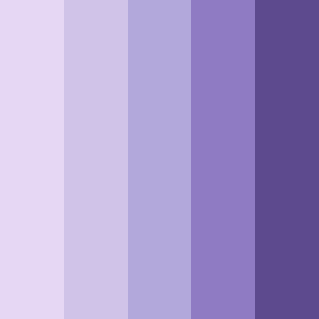Download soft purple shades color palette PNG image (square)