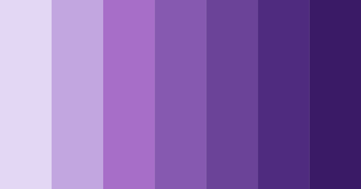 Download royal purple elegance color palette PNG image (landscape)
