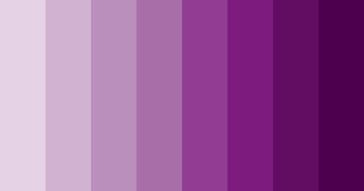 Download mystical amethyst dream color palette PNG image (landscape)