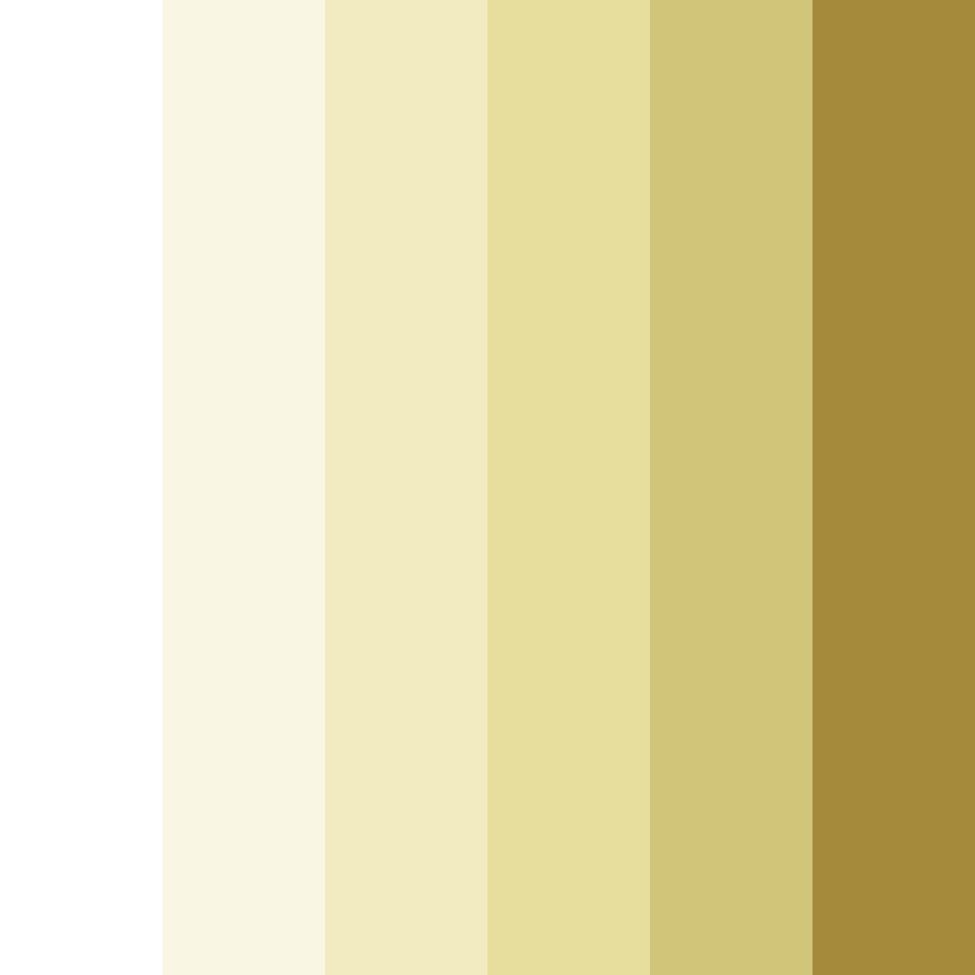 Download creamy white color palette PNG image (square)