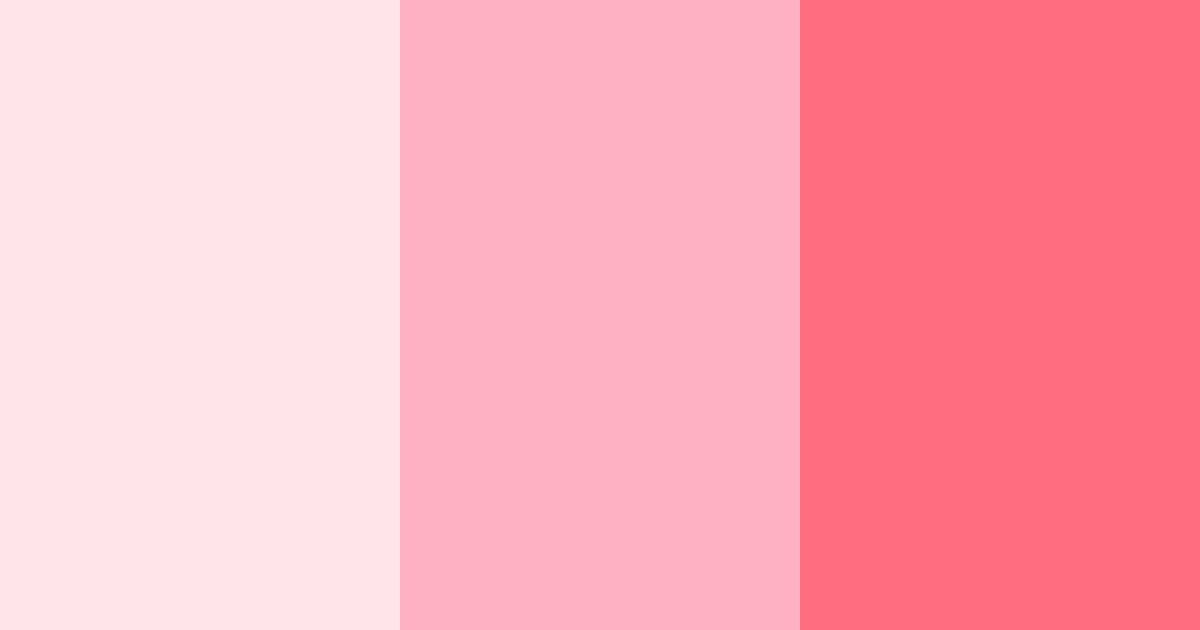 Download blushing blossom color palette PNG image (landscape)