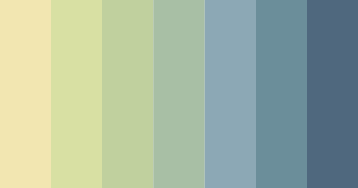 Download serene forest hues color palette PNG image (landscape)