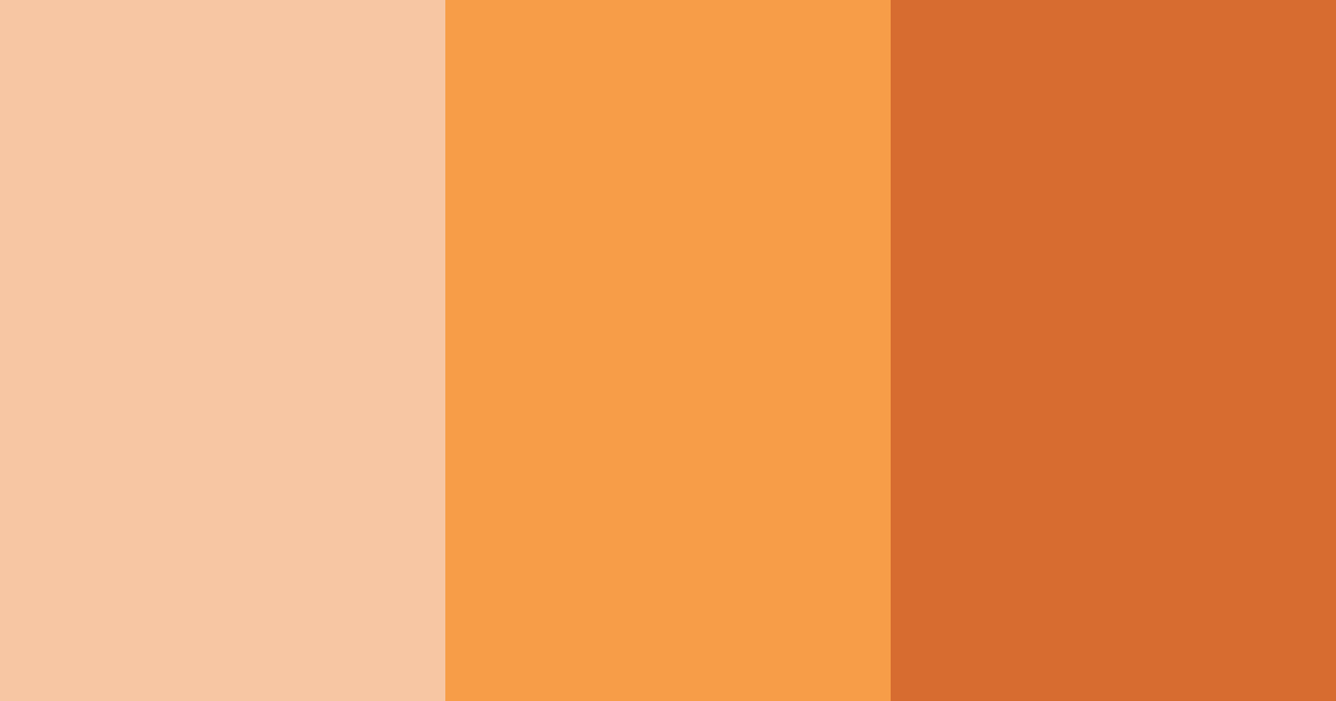 Download peachy warmth color palette PNG image (landscape)