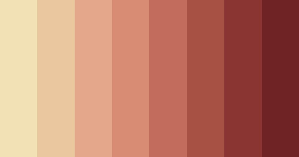 Download timeworn red color palette PNG image (landscape)