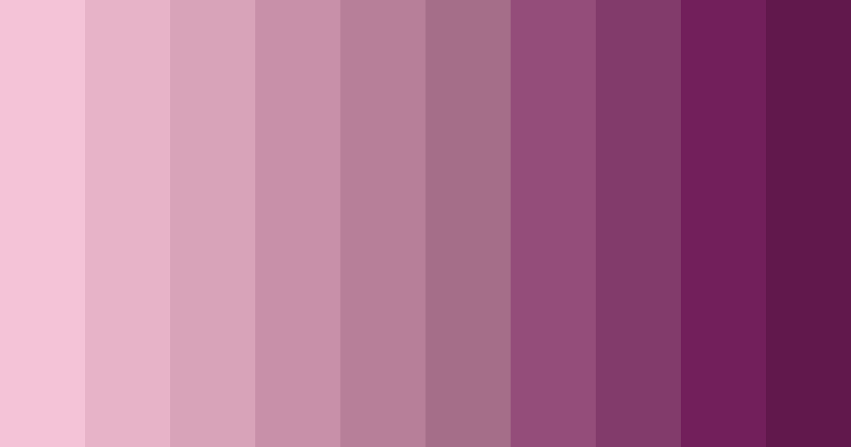 Download blushing blossoms color palette PNG image (landscape)