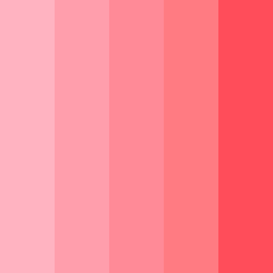 Download blushing blossom color palette PNG image (square)