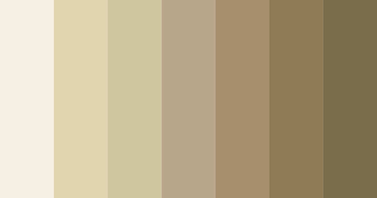 Download light beige color palette PNG image (landscape)