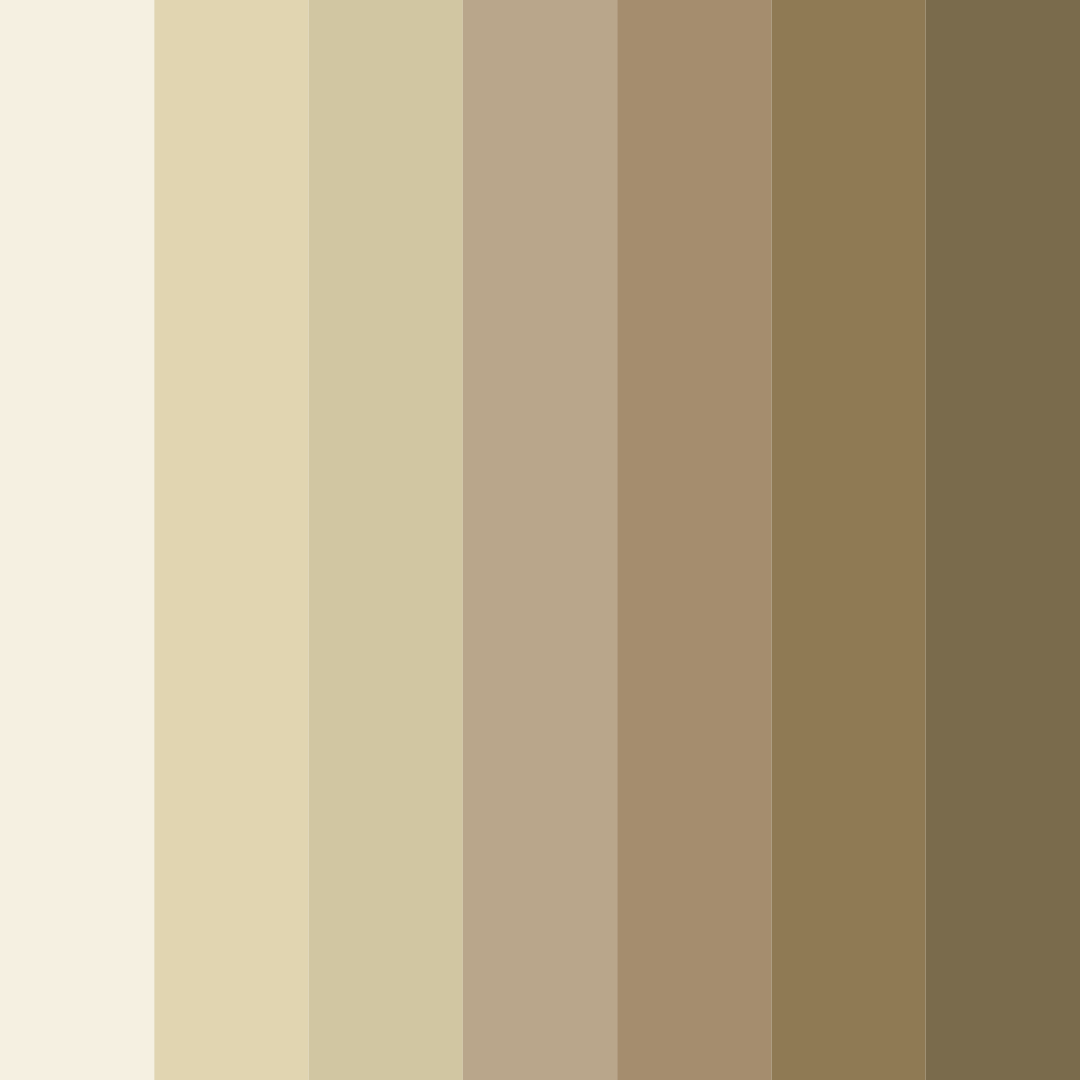 Download light beige color palette PNG image (square)