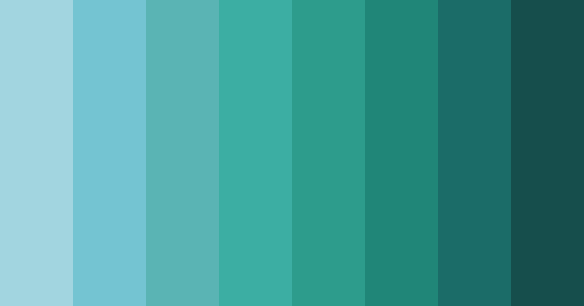 Download aqua oasis color palette PNG image (landscape)
