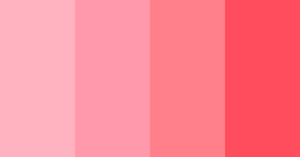 Download pink shades color palette PNG image (landscape)