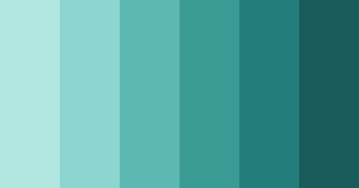 Download minty oasis color palette PNG image (landscape)