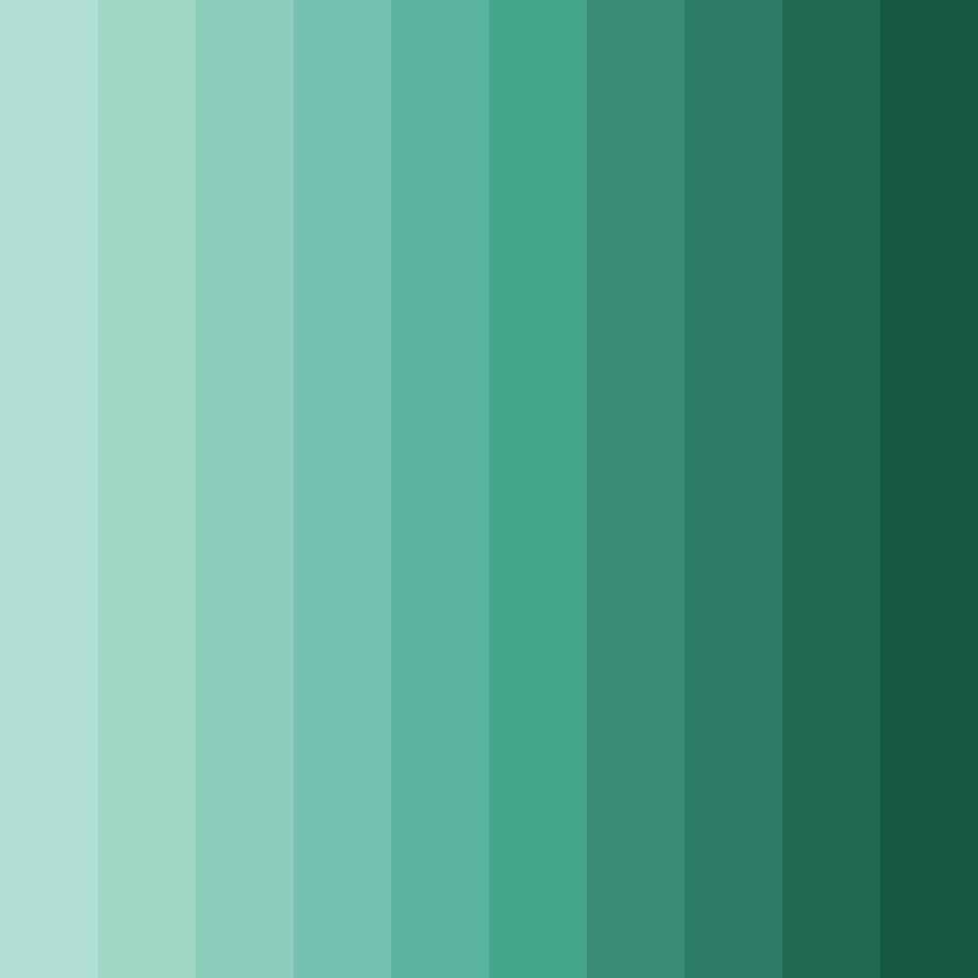 Download mint green color palette PNG image (square)