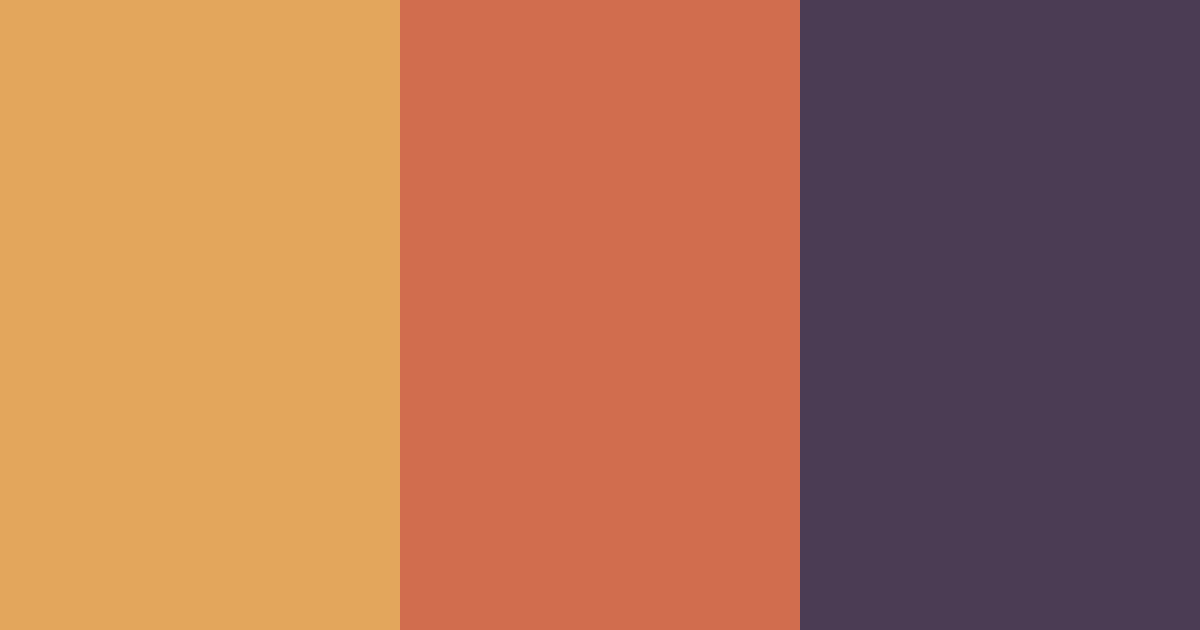 Download rusty evening color palette PNG image (landscape)