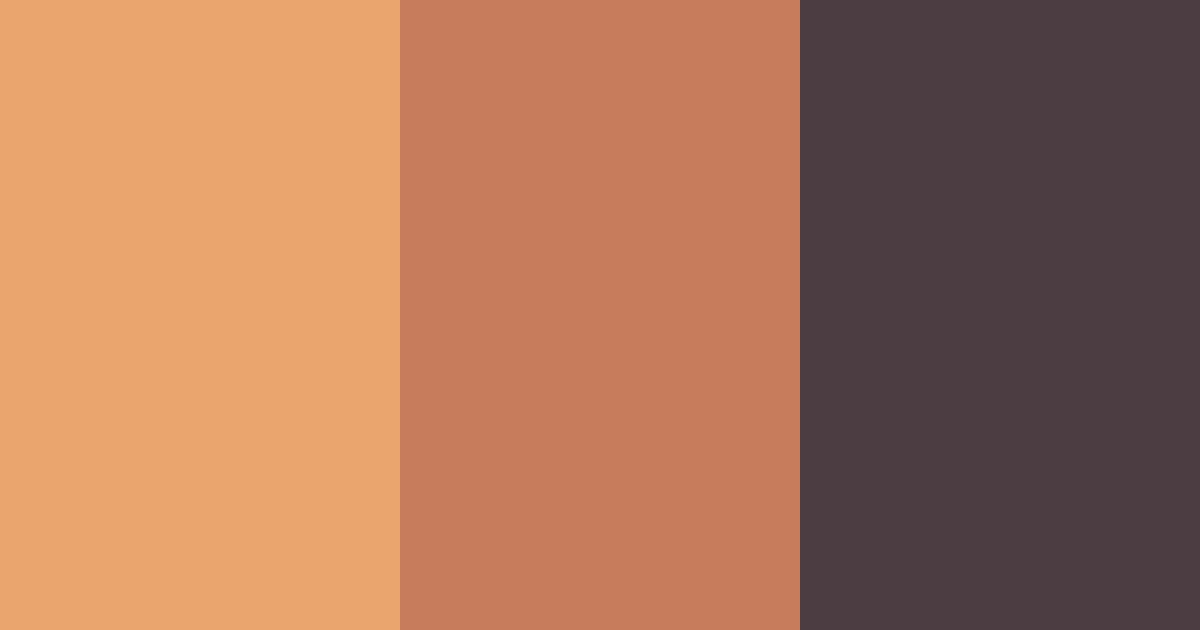 Download rusty evening color palette PNG image (landscape)