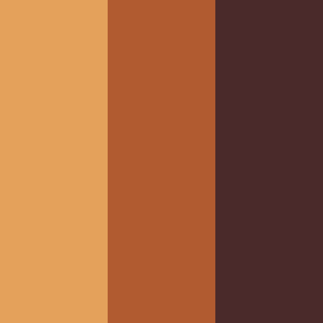 Download rusty sunset color palette PNG image (square)