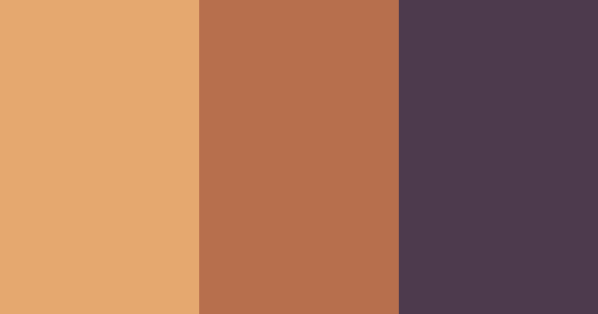Download rusty evening color palette PNG image (landscape)