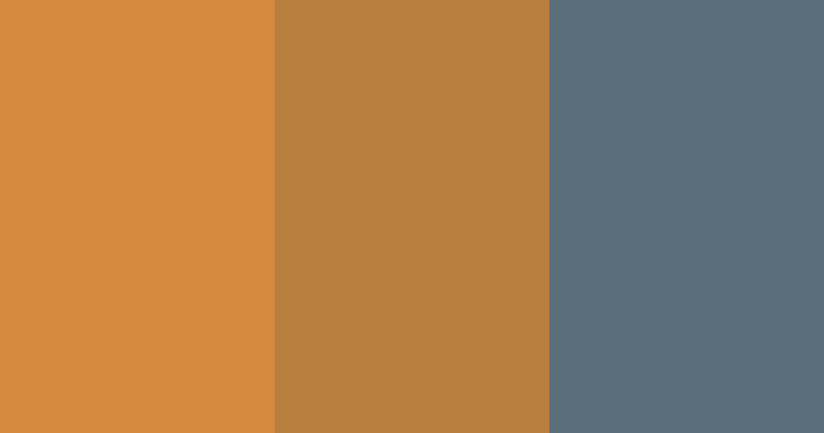 Download rusty evening color palette PNG image (landscape)