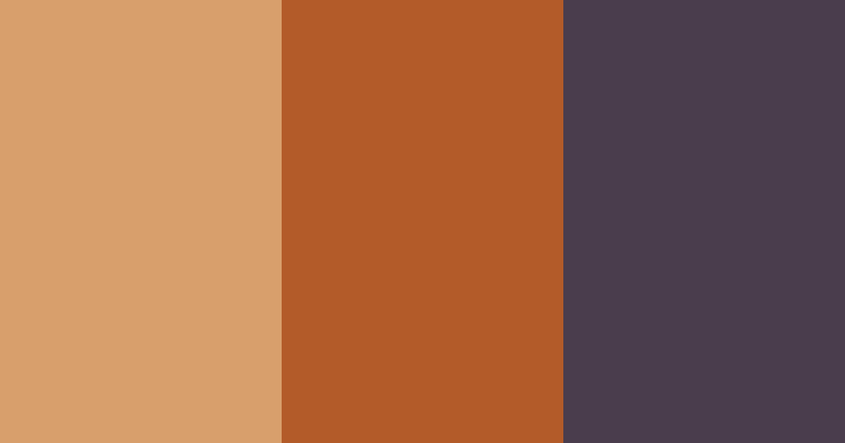 Download rusty evening color palette PNG image (landscape)