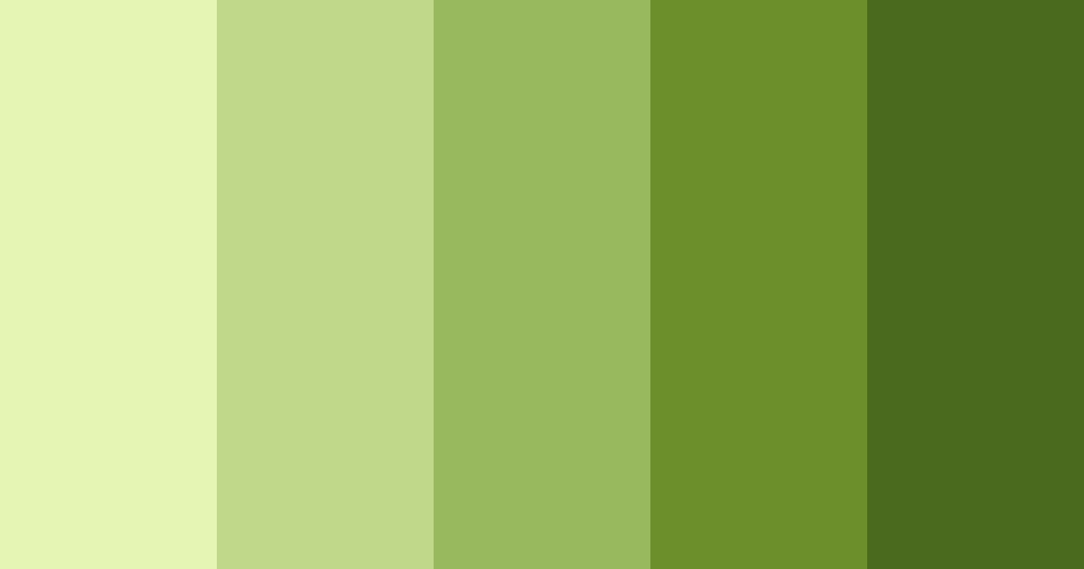 Download gold green shades color palette PNG image (landscape)