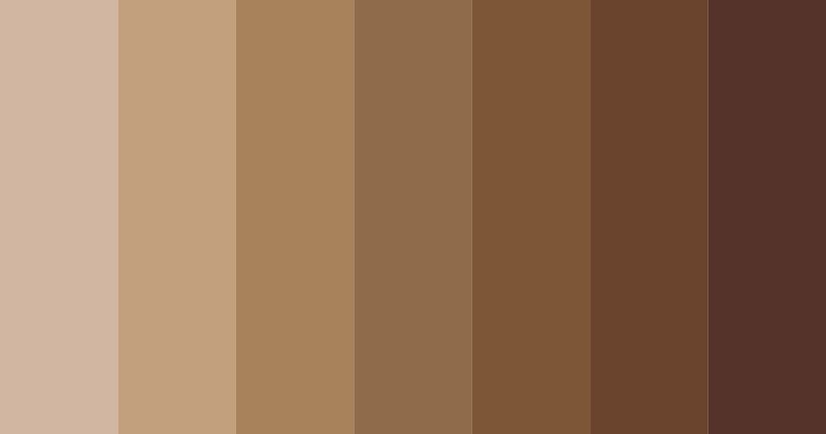 Download earthy harmony color palette PNG image (landscape)