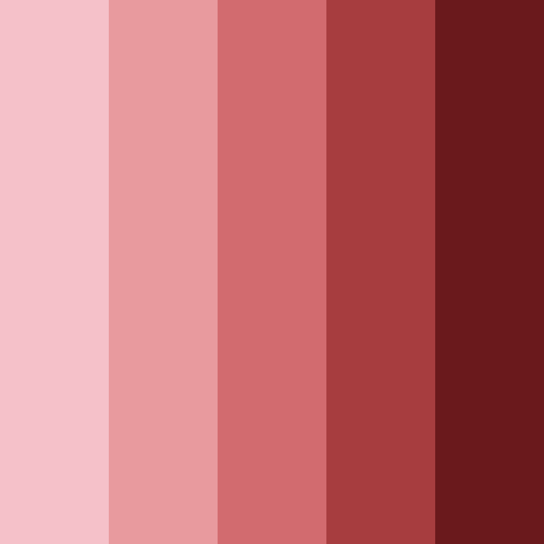 Download shades of blood red color palette PNG image (square)