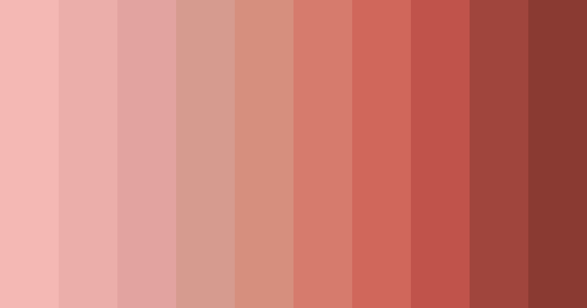 Download blushing ember color palette PNG image (landscape)
