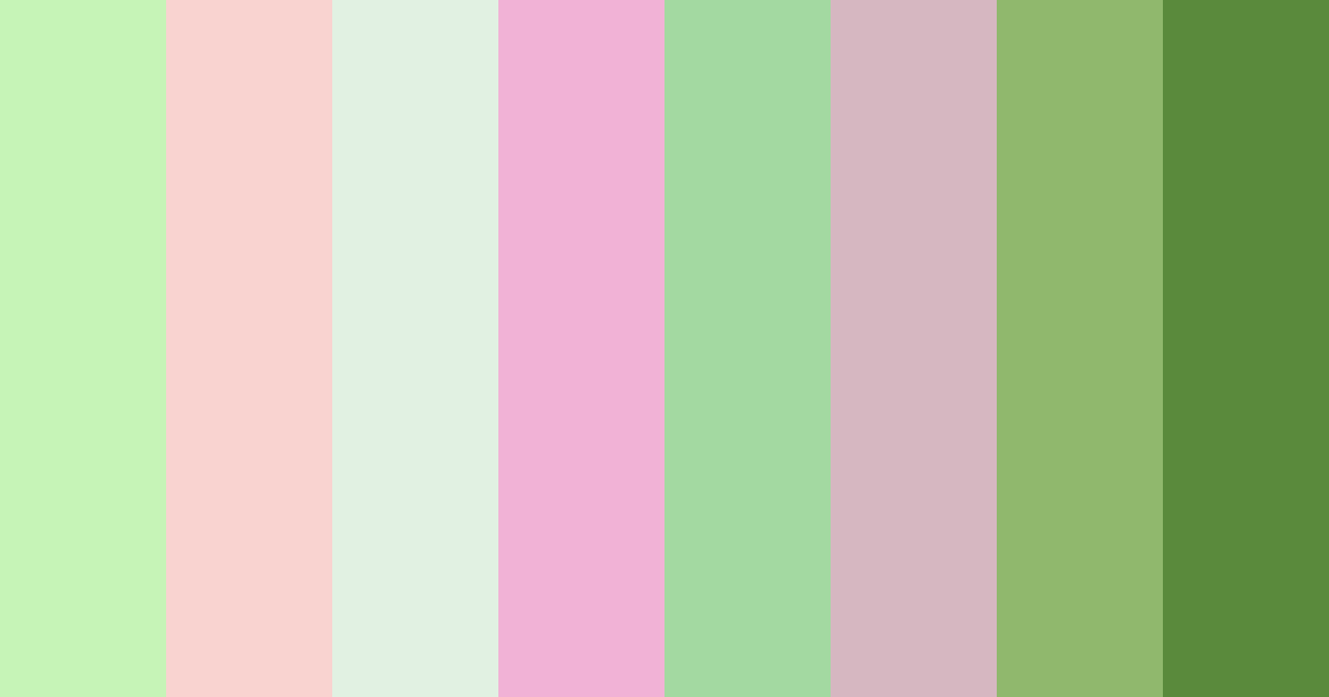 Download blossom meadow color palette PNG image (landscape)
