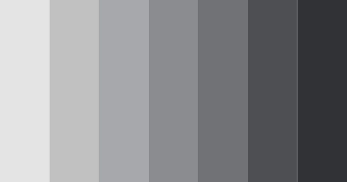 Download gray metal color palette PNG image (landscape)