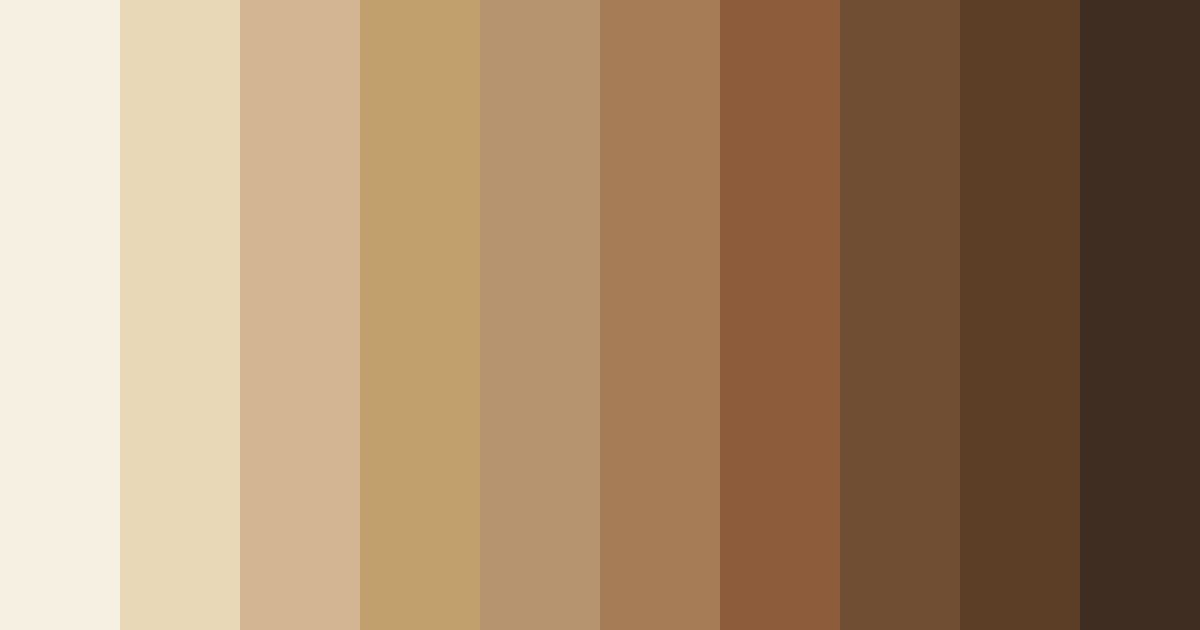 Download beige elegance color palette PNG image (landscape)