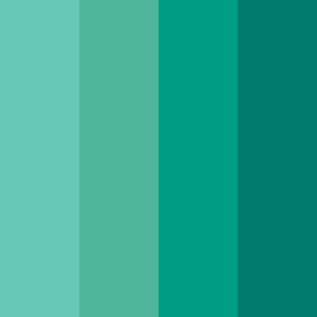 Download tropical oasis color palette PNG image (square)