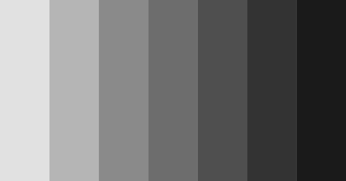 Download elegant gray color palette PNG image (landscape)