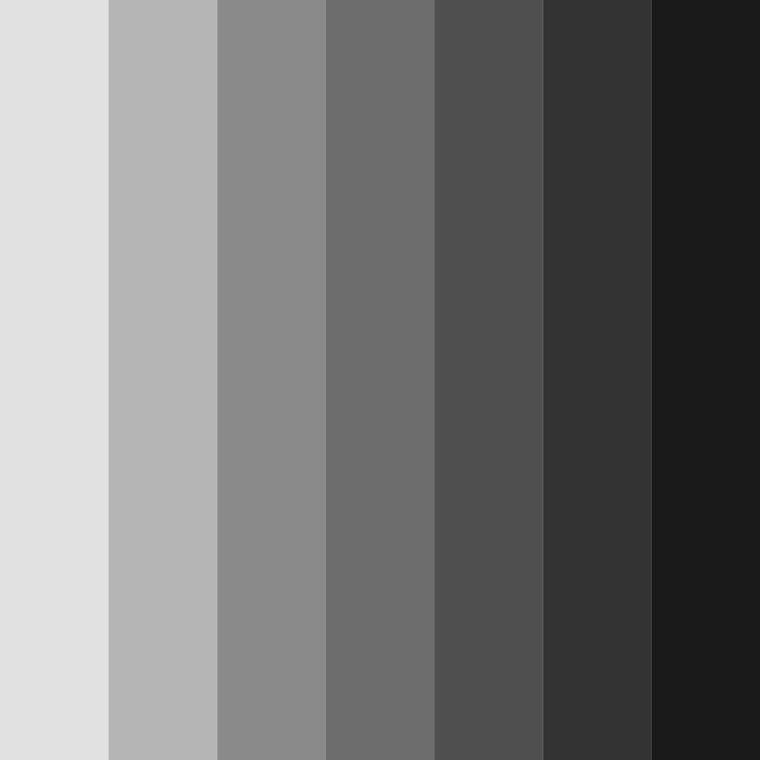 Download elegant gray color palette PNG image (square)