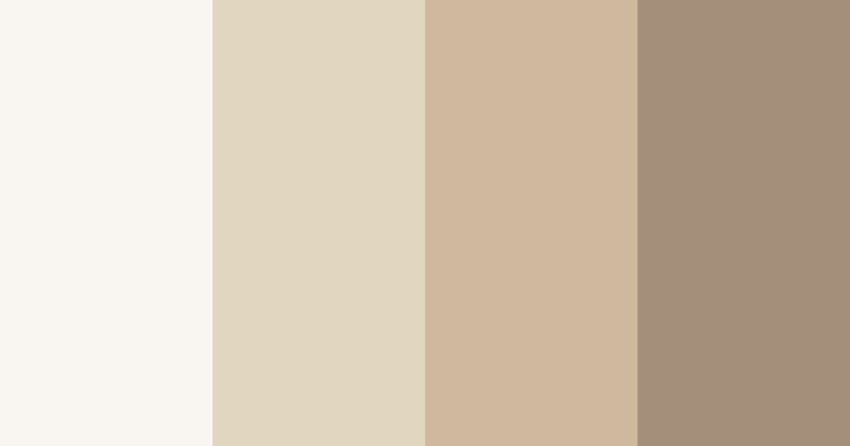 Download whispers of ivory color palette PNG image (landscape)