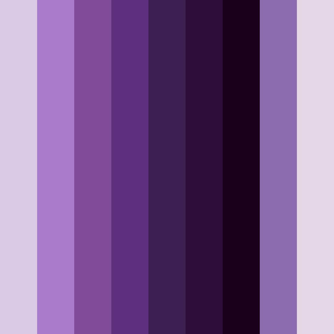 Download shades of royal purple color palette PNG image (square)