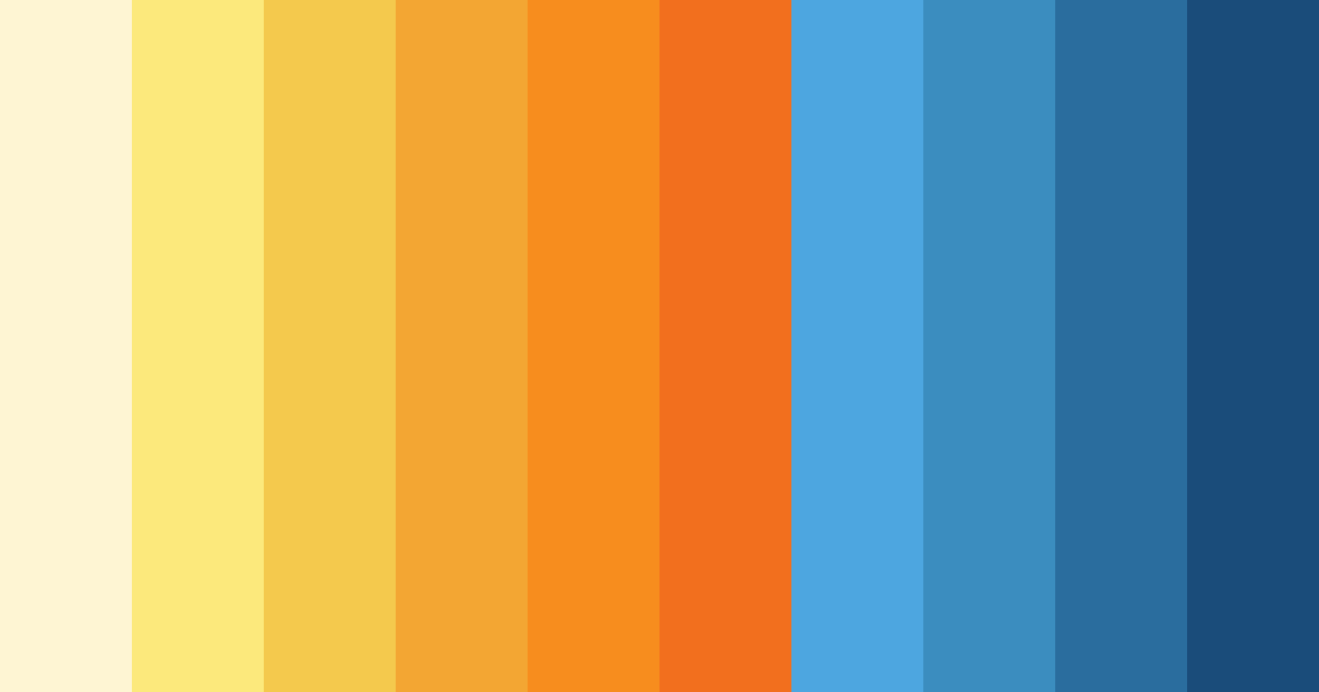 Download sunshine and serenity color palette PNG image (landscape)