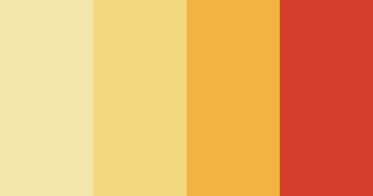 Download golden sunset serenade color palette PNG image (landscape)