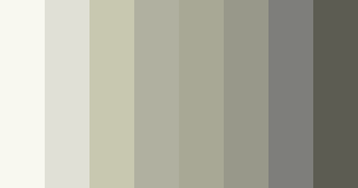 Download shades of off white color palette PNG image (landscape)