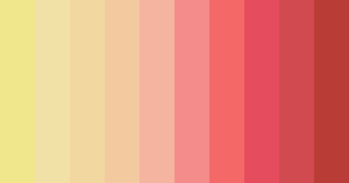 Download sunset serenade color palette PNG image (landscape)