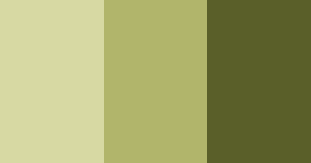 Download olive shades color palette PNG image (landscape)