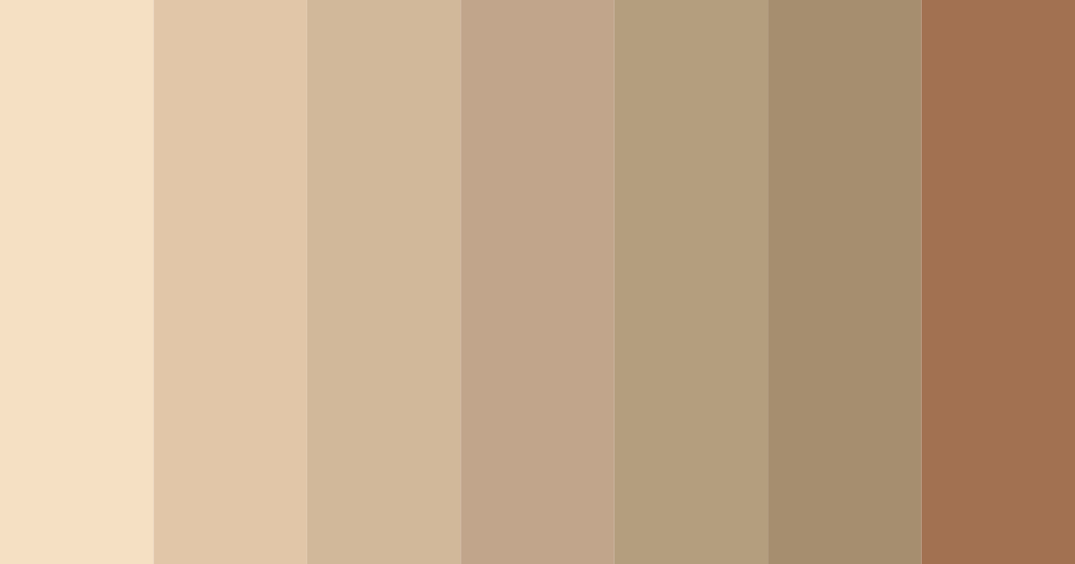 Download light beige color palette PNG image (landscape)