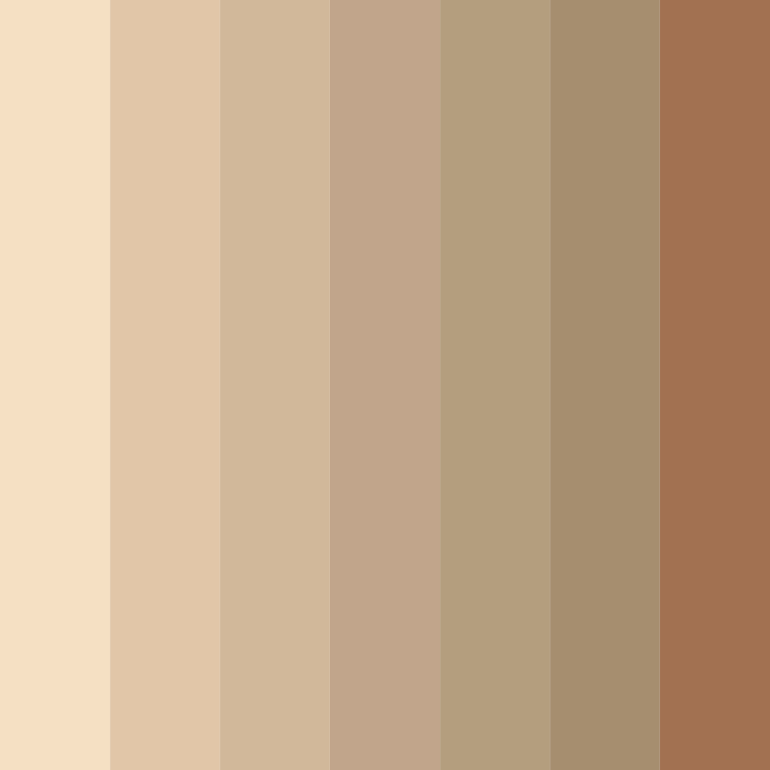 Download light beige color palette PNG image (square)