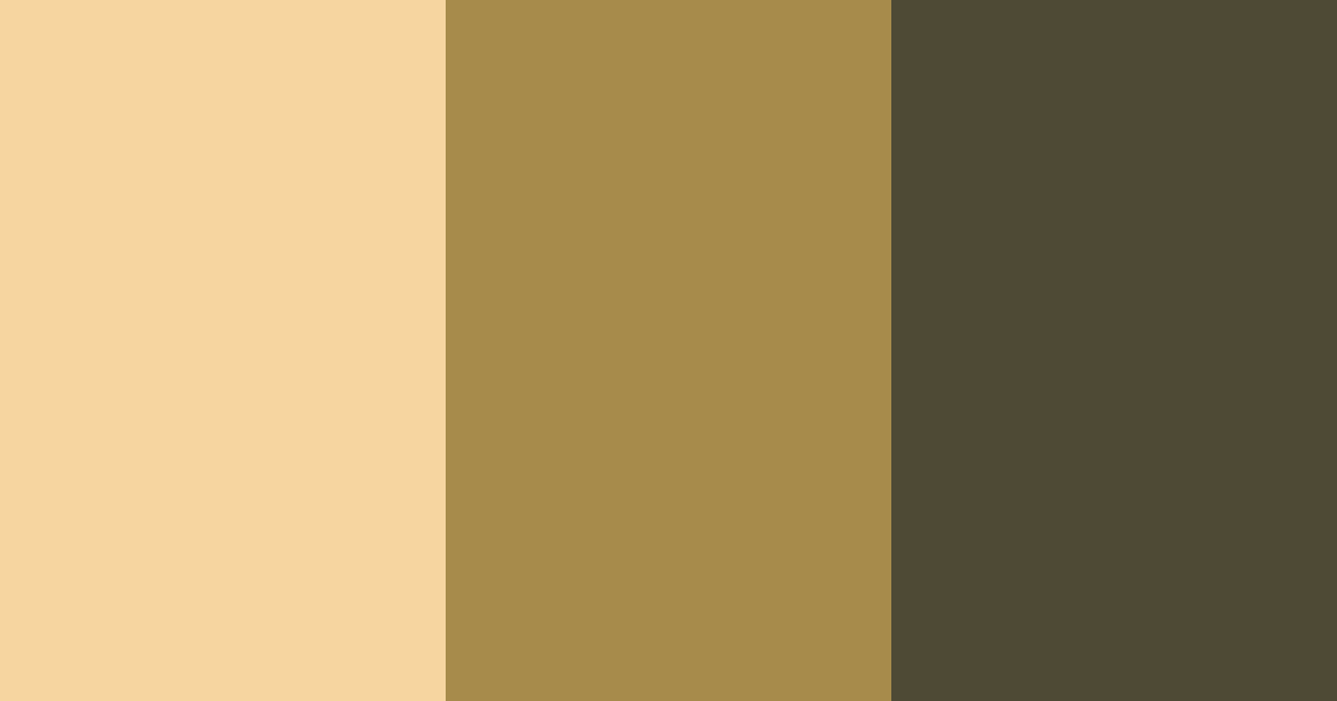 Download copper olive cream color palette PNG image (landscape)