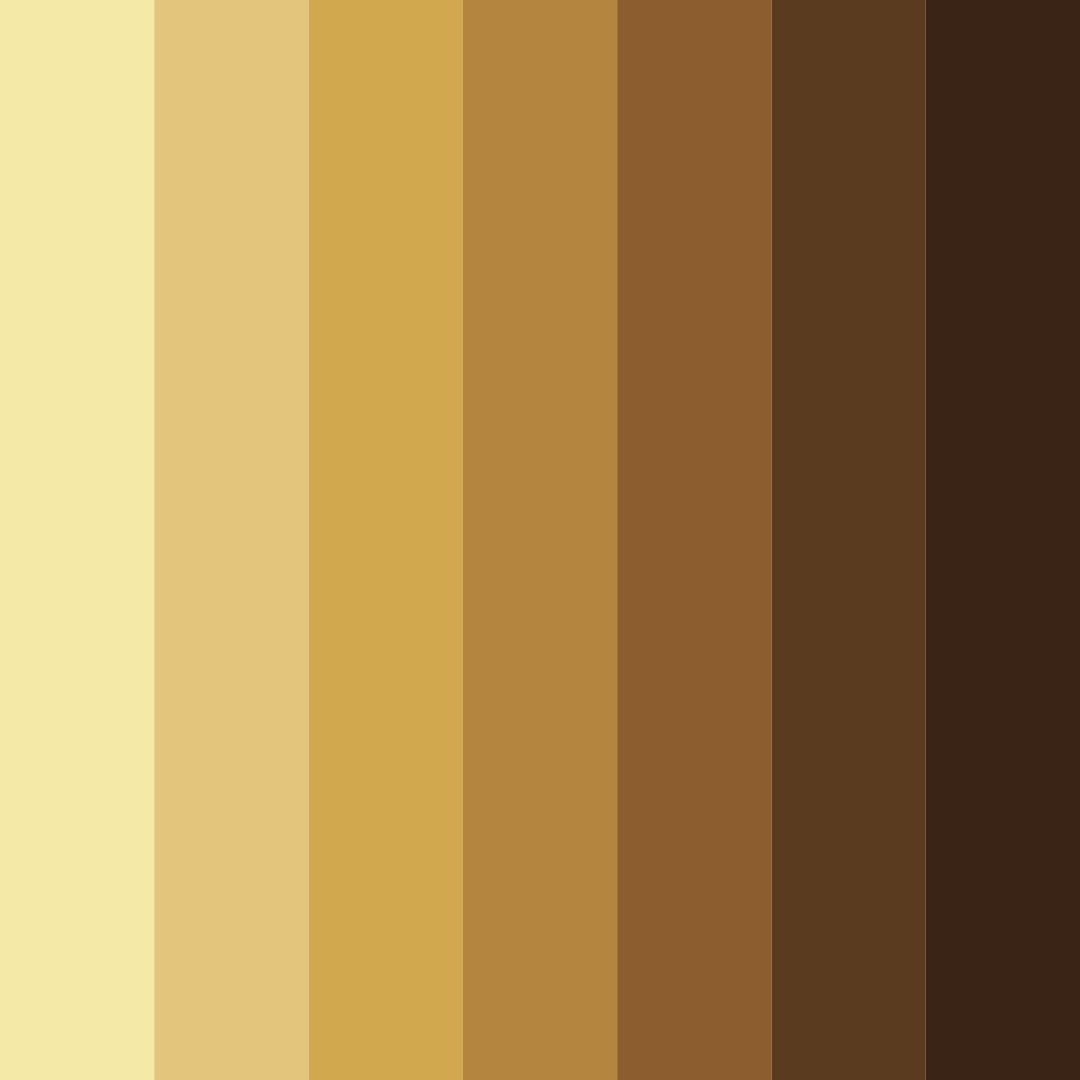 Download golden harvest color palette PNG image (square)