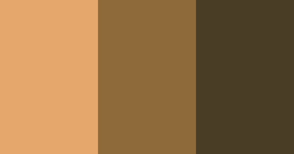 Download copper and olive shades color palette PNG image (landscape)