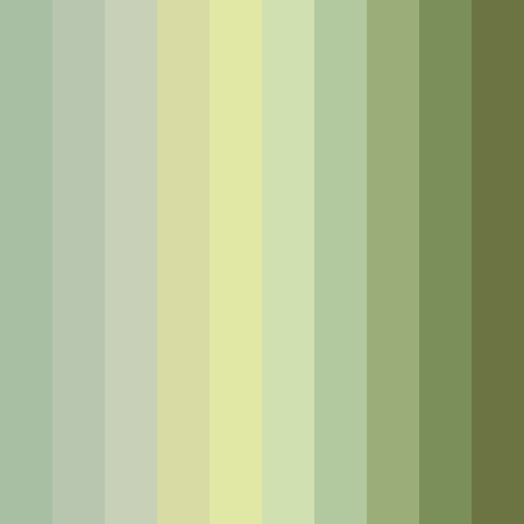 Download mossy haven color palette PNG image (square)
