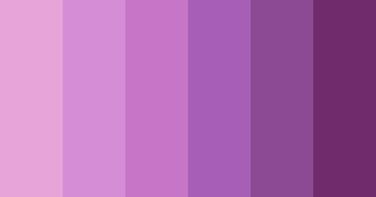 Download shades of heliotrope color palette PNG image (landscape)