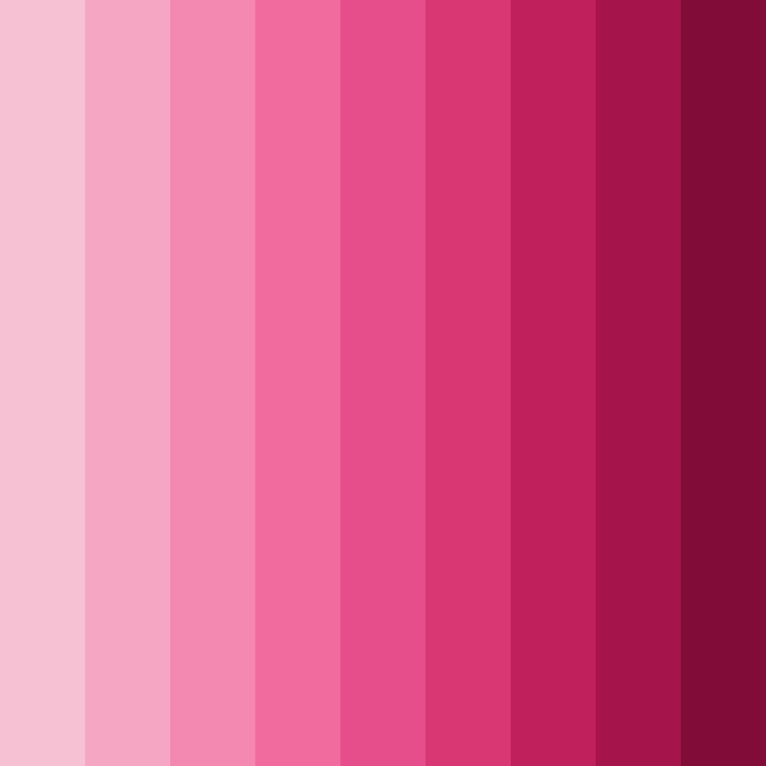 Download blushing hues color palette PNG image (square)
