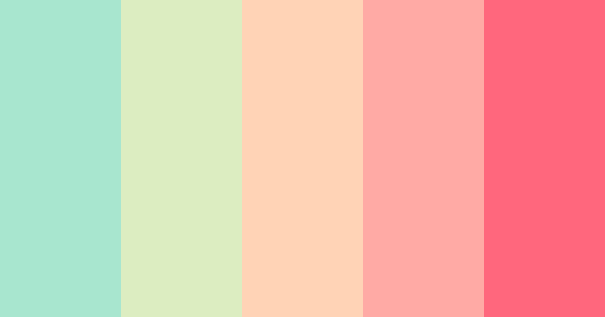 Download spring serenade color palette PNG image (landscape)