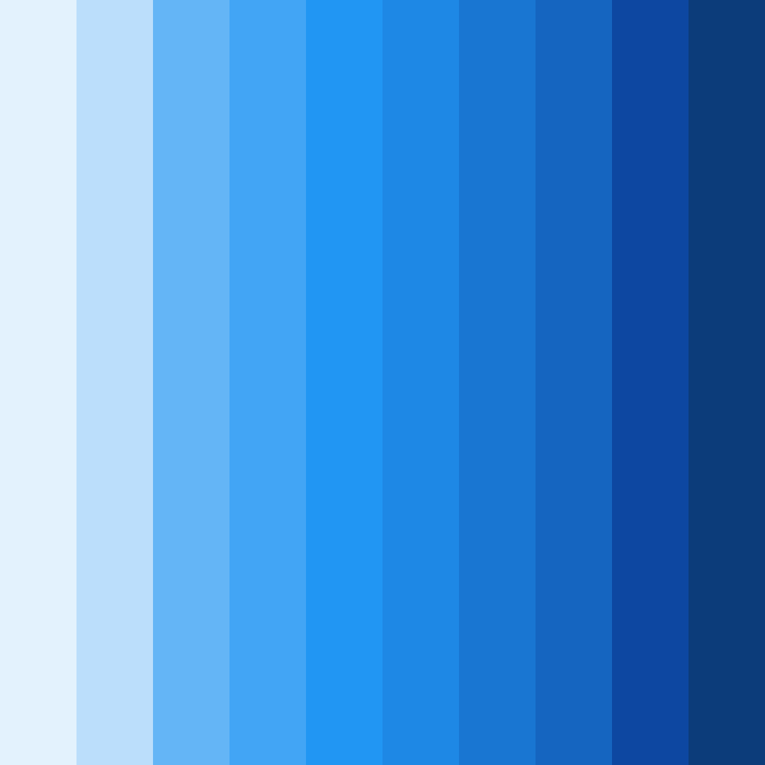 Download cyber sky blues color palette PNG image (square)