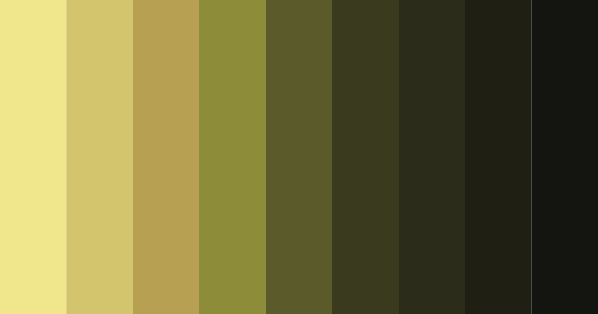 Download earthy olive color palette PNG image (landscape)
